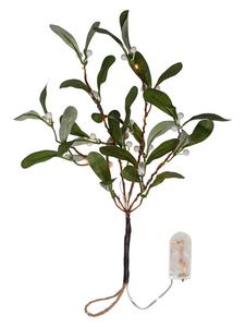 STAR Trading Ветка омелы с LED-подсветкой, зеленого цвета - (В)35 см