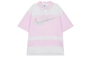 Спортивная мужская рубашка-поло в стиле колор-блок, розовая Nike, цвет Foam Pink