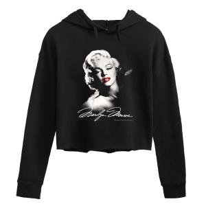 Укороченное худи с Marilyn Monroe Licensed Character, черный