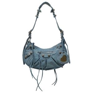 Маленькая сумка через плечо Balenciaga Le Cagole, синяя