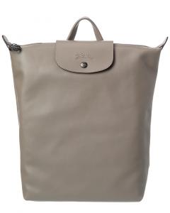 Longchamp Le Pliage Xtra M Кожаный рюкзак, серый