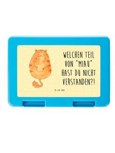 Mr. & Mrs. Panda Коробка для хранения вещей для кошки с изображением среднего пальца и надписью пастельно-желтого цвета