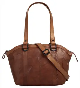 Сумочка Spikes & Sparrow, натуральная кожа, цвет Cognac