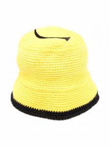 Philosophy Di Lorenzo Serafini Kids панама в технике кроше с вышитым логотипом, желтый