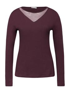 Рубашка STREET ONE, баклажановый