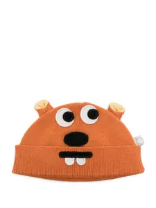 Шапка бини с ушками Stella Mccartney Kids, оранжевый