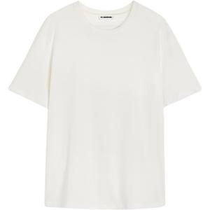 Футболка с круглым вырезом JIL SANDER, белый