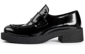 Туфли на платформе женские низкие черные Tony Bianco