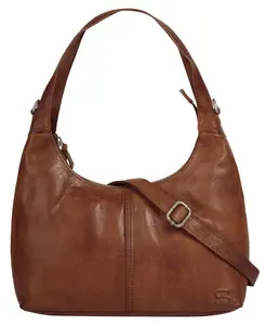 Сумка через плечо Spikes & Sparrow, натуральная кожа, цвет Cognac