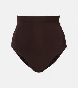 Грязезащитные шорты с высокой талией Rick Owens, Raisin