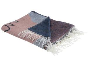 Одеяло Beliani BAIDI, 130x1x170 см цвет blau/grün/hellblau/multicolor/orange