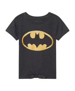 Футболка для девочек DC Comics Batgirl Justice League, черный