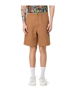 Черные парусиновые шорты свободного кроя A.P.C., коричневый