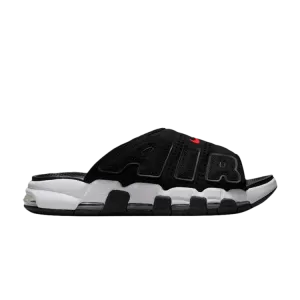 Шлепанцы Air More Uptempo Slide 'Black White Red', черный
