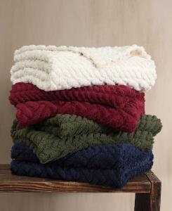 Плед Declan Sherpa, 60 x 50 дюймов Nautica, слоновая кость