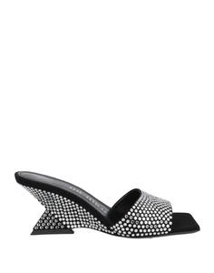 Сандалии The Attico, черный