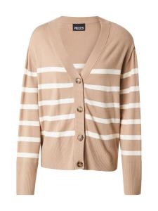 Вязаный кардиган PIECES Knit Cardigan PCSIA, темно-бежевый