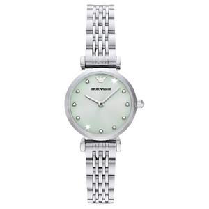 EMPORIO ARMANI Часы Wrist Watch Quartz Movement Stainless Steel Strap 28mm Green Dial Women's Watch, Green Dial