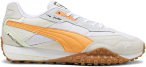 Мужские кроссовки PUMA Blktop Rider разноцветные на шнуровке повседневные - белые