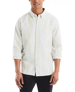 Мужская рубашка с длинным рукавом на пуговицах Nautica, белый