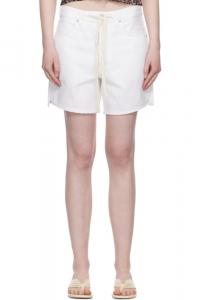 Белые джинсовые шорты Brynn на завязках Citizens of Humanity