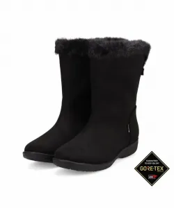 Ботинки средней длины Madras Walk с боа, цвет Black