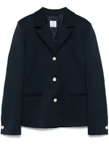 Однобортный пиджак с монограммой CASABLANCA, синий