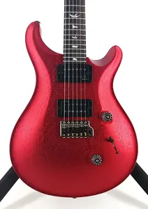 PRS Std. 24 Satin Candy Apple Red с жестким футляром, формованным, серийный номер: 0398657