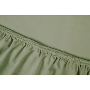 Простыня на подкладке кайори «Эдо», натуральный хлопок Kayori, оливковый