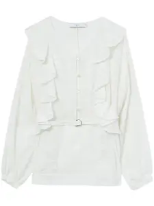 Блузка с оборками Iro, белый