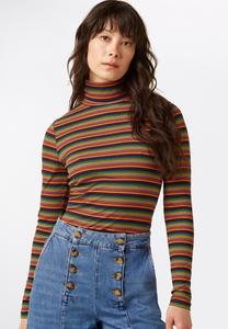 Топ King Louie ROLLNECK LUMI STRIPE, Multi Color/Multi-Coloured