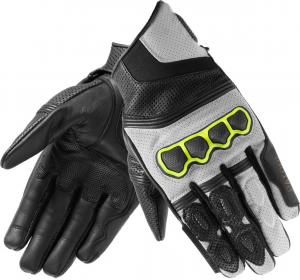Короткие мотоциклетные перчатки Rebelhorn patrol, Black/Gray