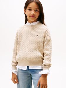 Джемпер Tommy Hilfiger CABLE KNIT RELAXED JUMPER, Malted Milk/Beige