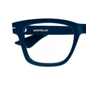 MONTBLANC Acetate Square очки Unisex Blue