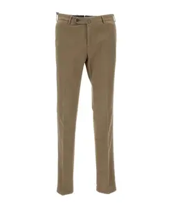 Хлопковые брюки чинос Pt01, бежевый