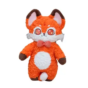 Милые немецкие плюшевые куклы Cat Fox высотой 40см/60см/80см OU DI PIG, оранжевый