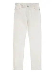Джинсы на пуговицах Zegna, белый