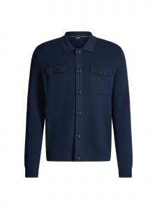 JOOP! Вязаный кардиган 'Owero' в цвете Navy