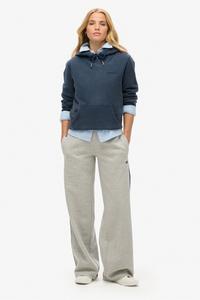 Прямые брюки с логотипом Essential Superdry, серый