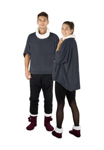 Мягкий свитер оверсайз normani, темно-серый