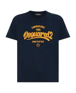 Футболка с логотипом Dsquared2, синий