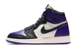 Кроссовки Jordan 1 Retro High OG GS Court Purple