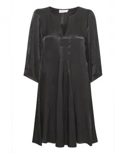 Платье с принтом в виде метеоритов и рукавами 3/4 Karen By Simonsen, черный