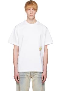 Футболка с принтом пальмы Wooyoungmi, белый