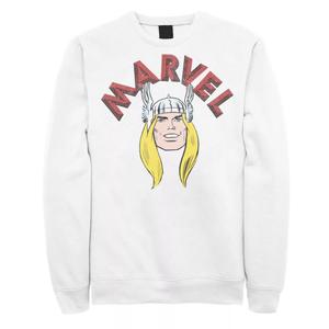 Мужской классический свитшот с портретом Тора Marvel Avengers