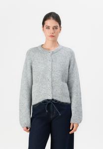 Кардиган Object OBJSAGGIA, Medium Grey Melange/Mottled Grey