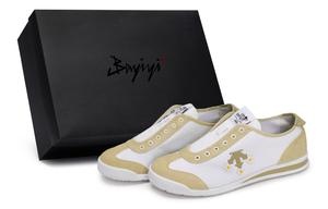 DESCENTE Кроссовки для скейтбординга Crontempo, унисекс, низкие, белые/желтые