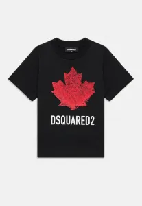 Футболка унисекс с принтом и свободным кроем Dsquared2, Black
