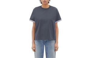 Футболка женская серая Bottega Veneta