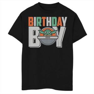 Футболка с рисунком «Капсула» для мальчиков 8–20 лет «Мандалорский именинник Грогу» Licensed Character